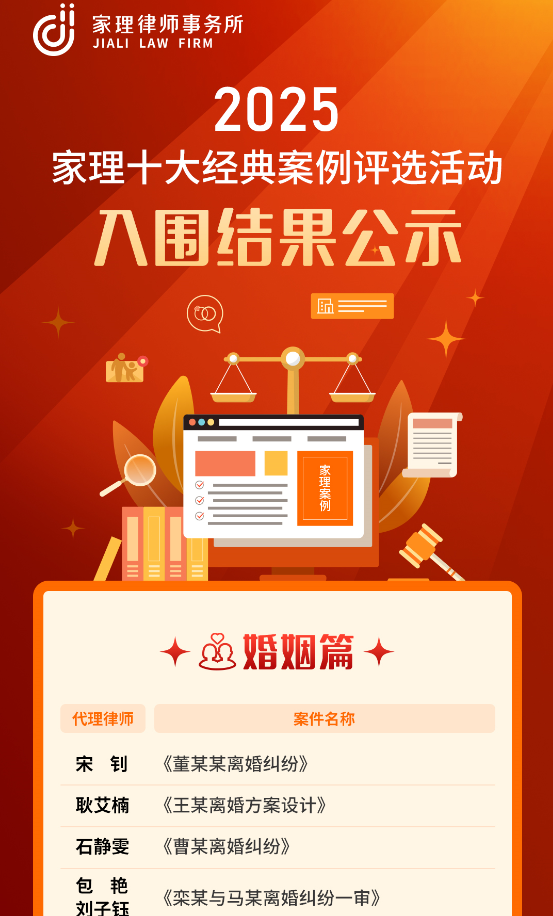 聚光经典 共越向前 | 2025年度家理十大经典案例评选入围名单公示